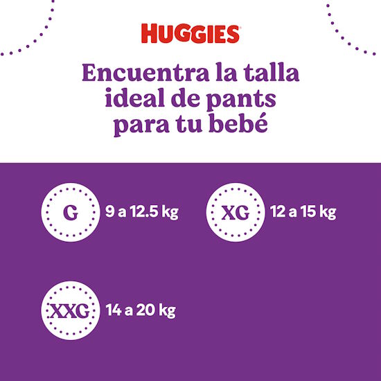 Pañales Huggies Natural Care Pants 5/XXG 54U